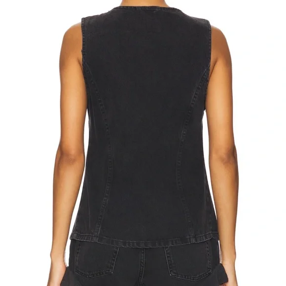 We The Free Aimee Vest in Black - Picture 3 of 4